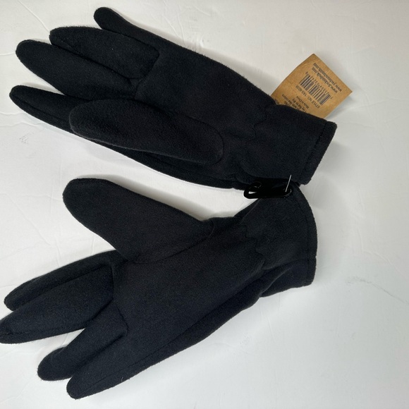 Yacht & Smith Black Fleece Gloves NWT | Warm Winter Unisex - Picture 2 of 7